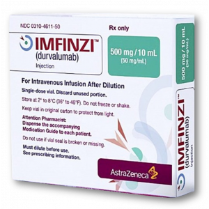 IMFINZI 500 MG / 10 ML ( DURVALUMAB 50 MG / ML ) CONCENTRATE FOR DILUTION FOR IV INFUSION 10 ML VIAL